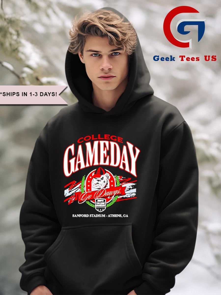 Georgia Bulldogs football 2025 College GameDay Go Dawgs shirt Unisex , , , Long Sleeve Tee