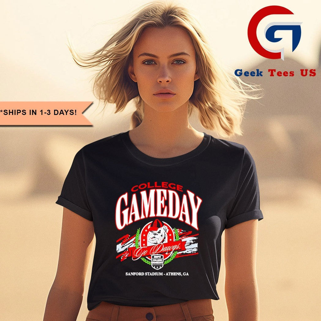 Georgia Bulldogs football 2025 College GameDay Go Dawgs shirt Unisex , , , Long Sleeve Tee