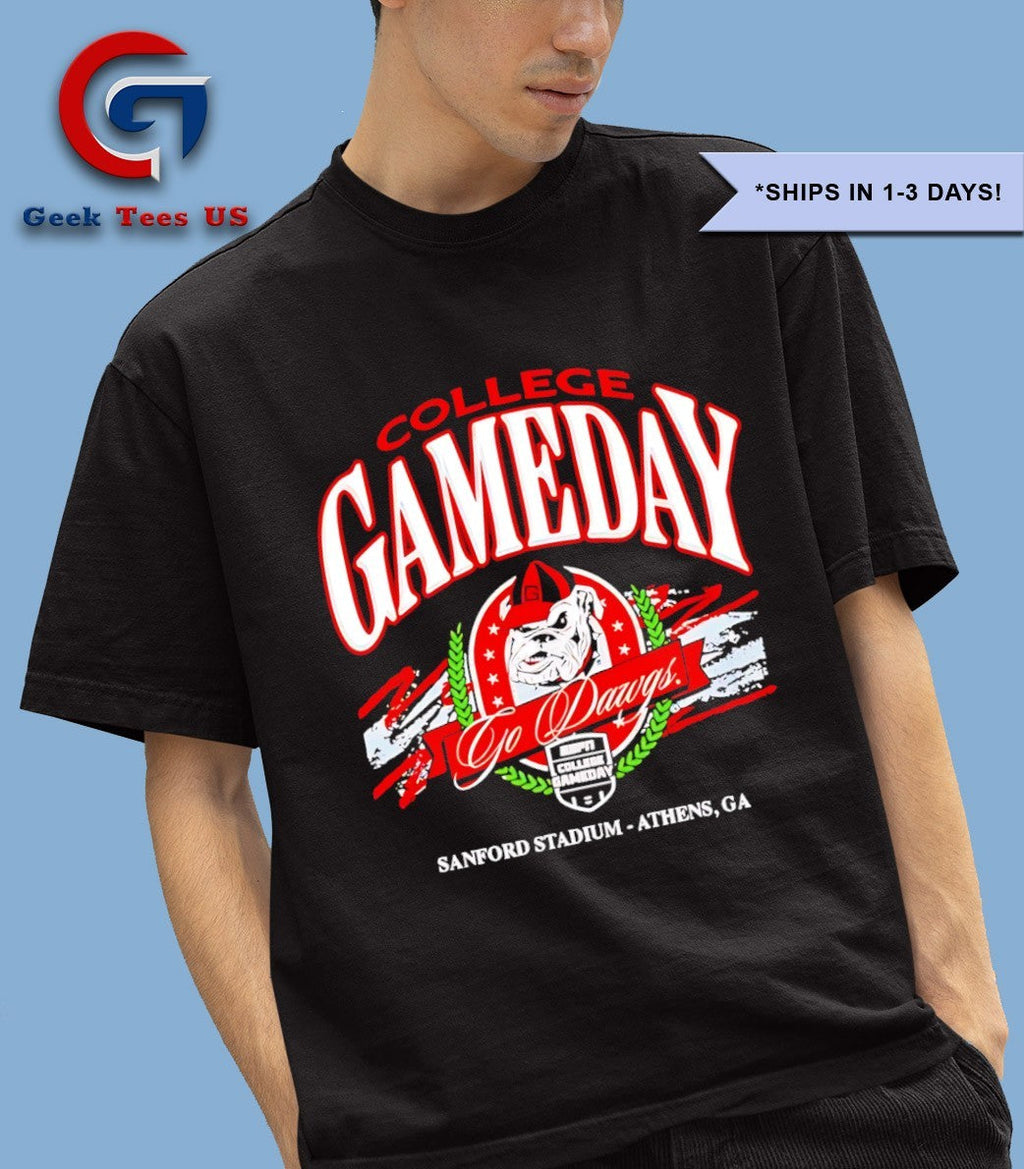 Georgia Bulldogs football 2025 College GameDay Go Dawgs shirt Unisex , , , Long Sleeve Tee