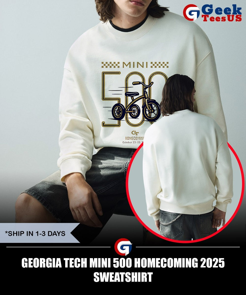 Georgia Tech Mini 500 Homecoming 2025 shirt Unisex , , , Long Sleeve Tee