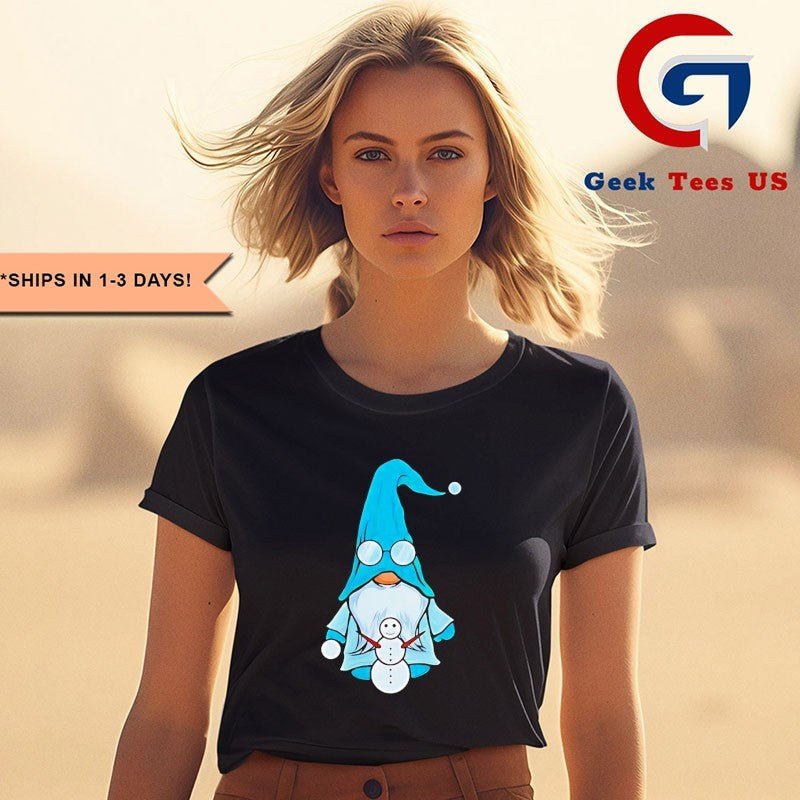 Gnome Snowman Christmas shirt Unisex , , , Long Sleeve Tee