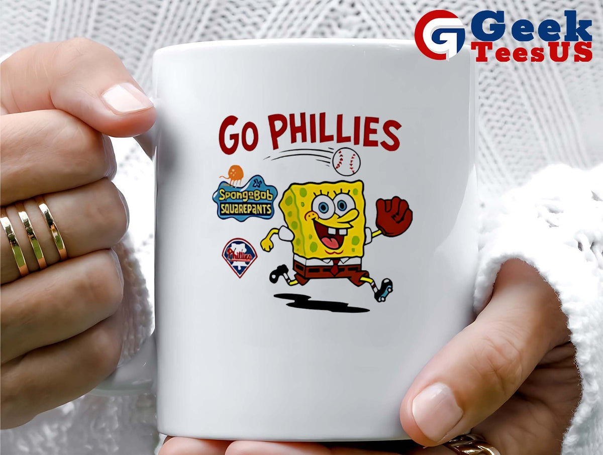Go Phillies SquarePants cartoon shirt Unisex , , , Long Sleeve Tee