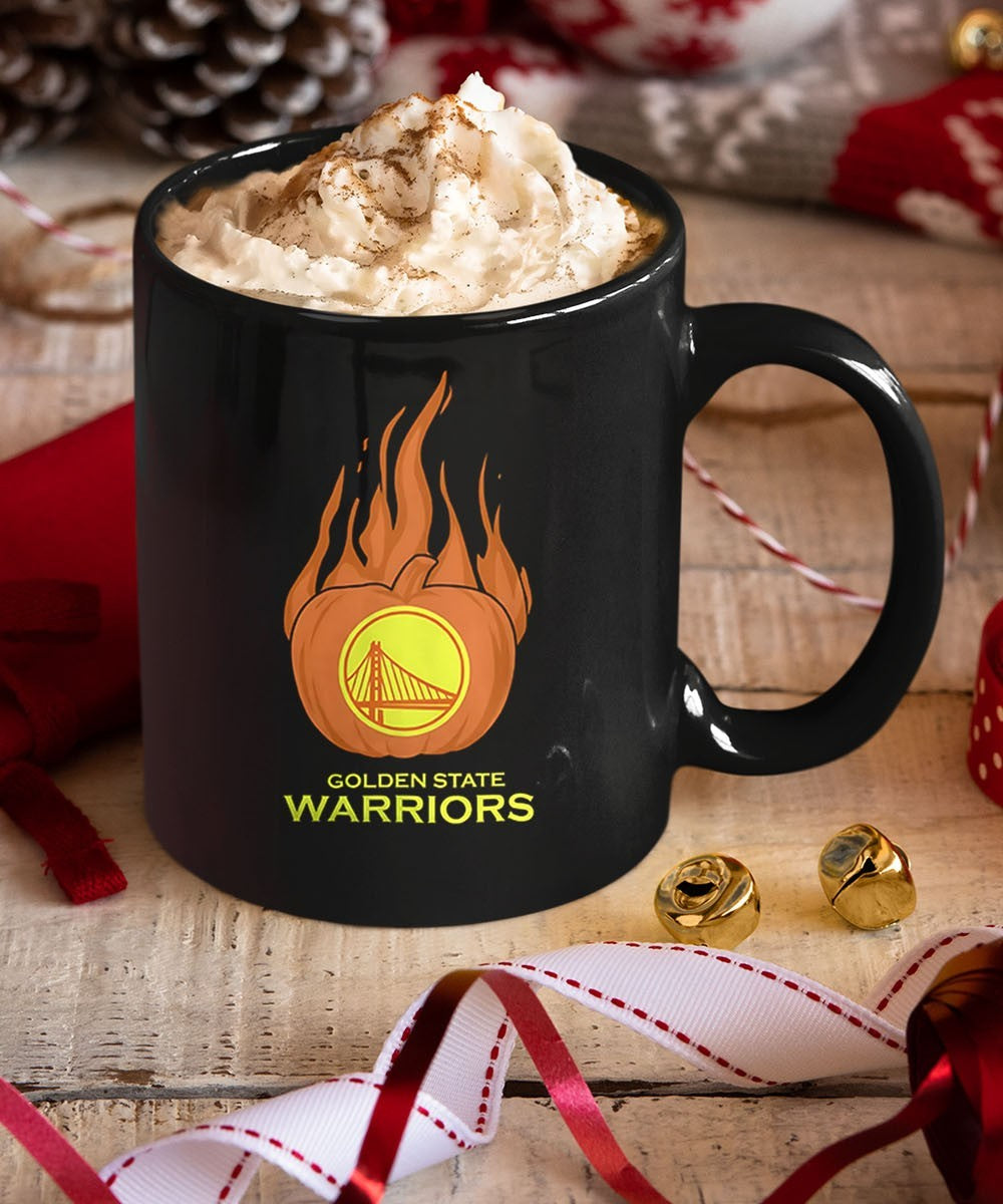 Golden State Warriors flaming pumpkin Halloween 2025 shirt Unisex , , , Long Sleeve Tee