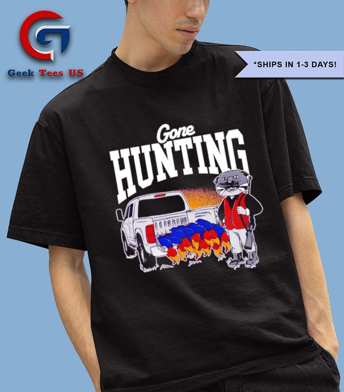 Gone hunting K-State Wildcats Kansas State shirt Unisex , , , Long Sleeve Tee