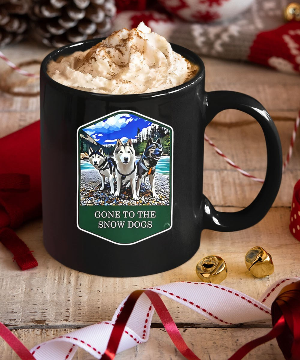 Gone to the snow dogs shirt Unisex , , , Long Sleeve Tee