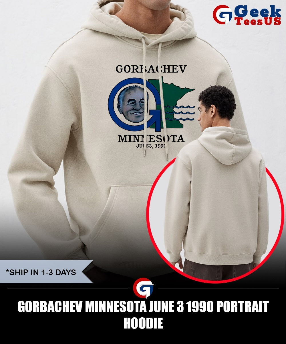 Gorbachev Minnesota June 3 1990 portrait shirt Unisex , , , Long Sleeve Tee