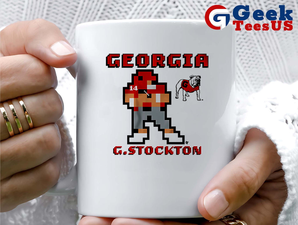 Gunner Stockton Georgia Bulldogs football 8 bit retro baller shirt Unisex , , , Long Sleeve Tee