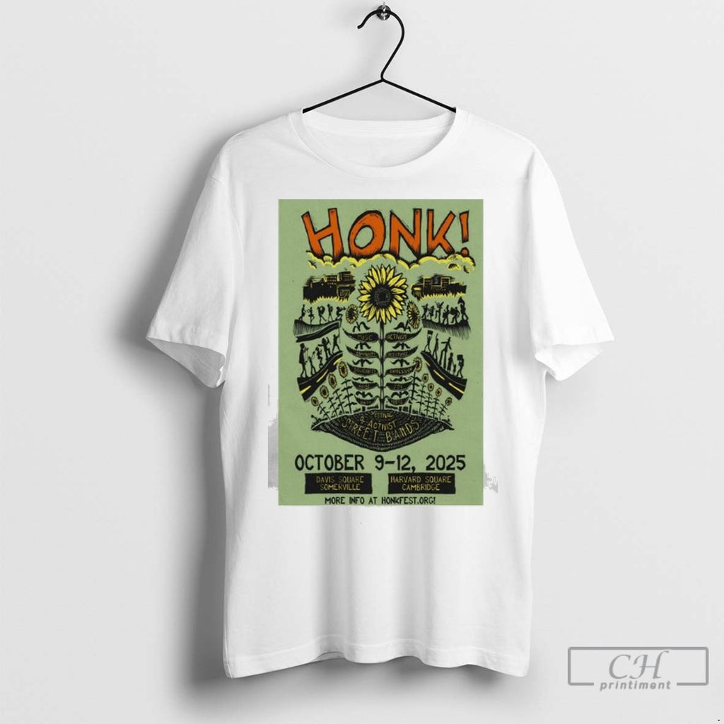 Honk Festival Somerville Ma On October 9 12 2025 Ladies T Shirt Jpg