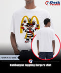 Hamburglar Juggling Burgers shirt Unisex , , , Long Sleeve Tee