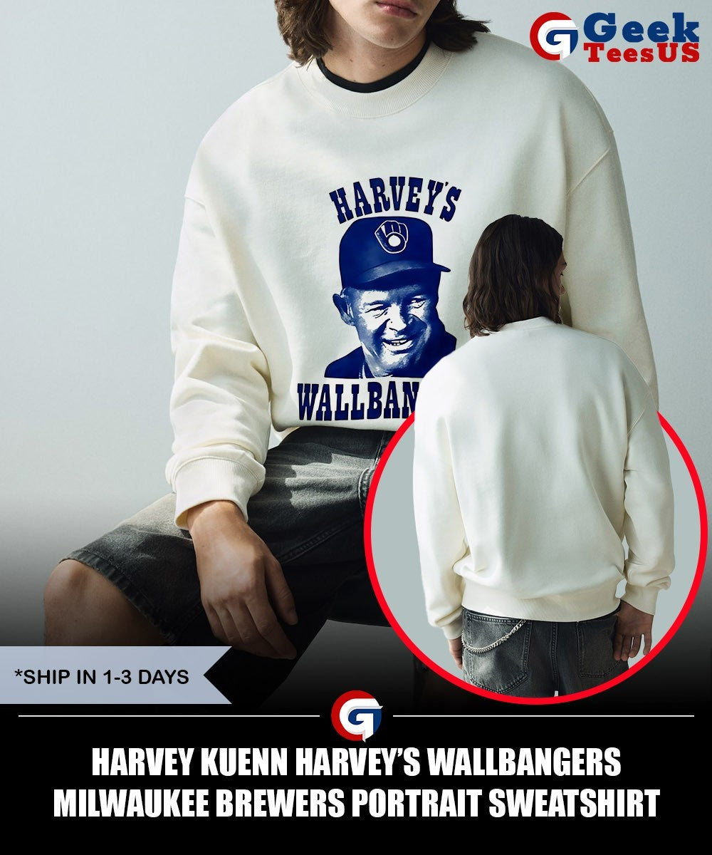Harvey Kuenn Harvey’s Wallbangers Milwaukee Brewers portrait shirt Unisex , , , Long Sleeve Tee