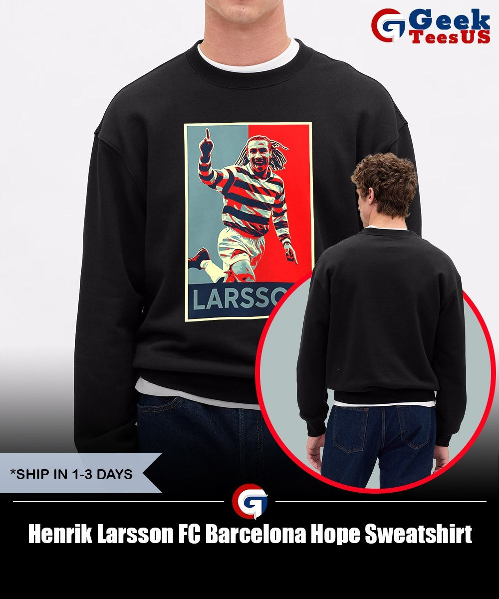 Henrik Larsson FC Barcelona Hope shirt Unisex , , , Long Sleeve Tee