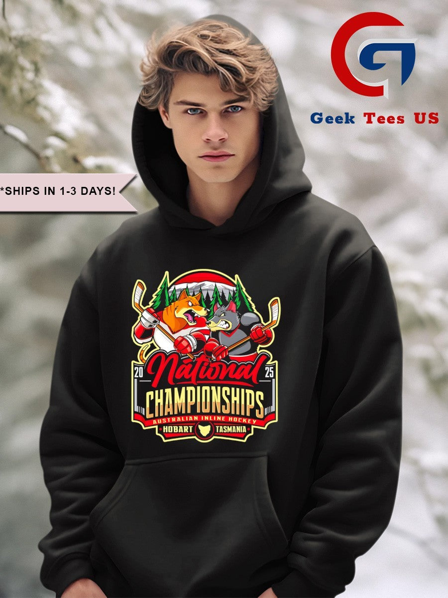 Hobart vs Tasmania Australian Inline Hockey National Championships 205 mascot shirt Unisex , , , Long Sleeve Tee
