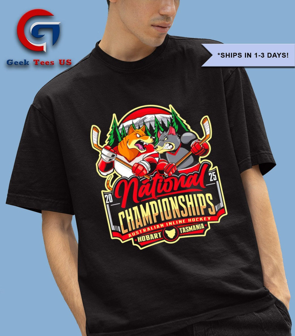 Hobart vs Tasmania Australian Inline Hockey National Championships 205 mascot shirt Unisex , , , Long Sleeve Tee