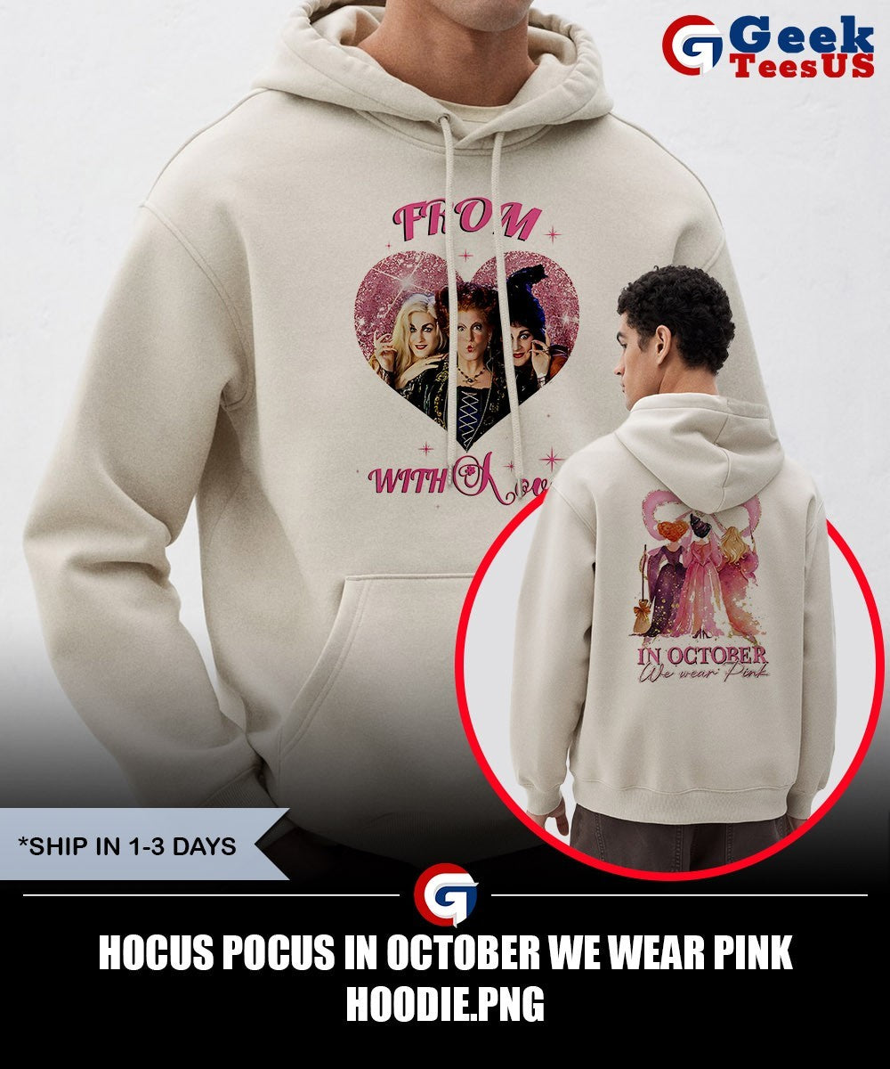 Hocus Pocus In October We Wear Pink shirt Unisex , , , Long Sleeve Tee