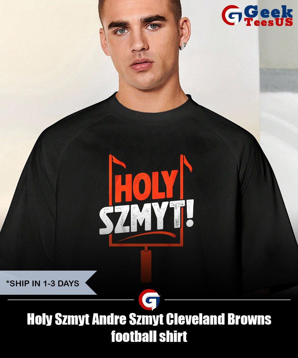 Holy Szmyt Andre Szmyt Cleveland Browns football shirt Unisex , , , Long Sleeve Tee