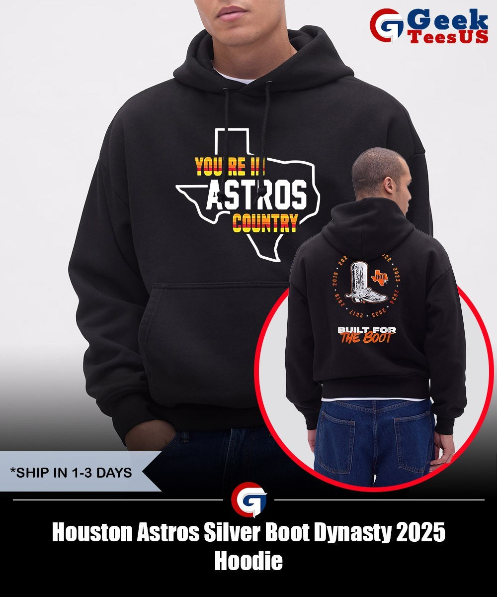 Houston Astros Silver Boot Dynasty 2025 shirt Unisex , , , Long Sleeve Tee