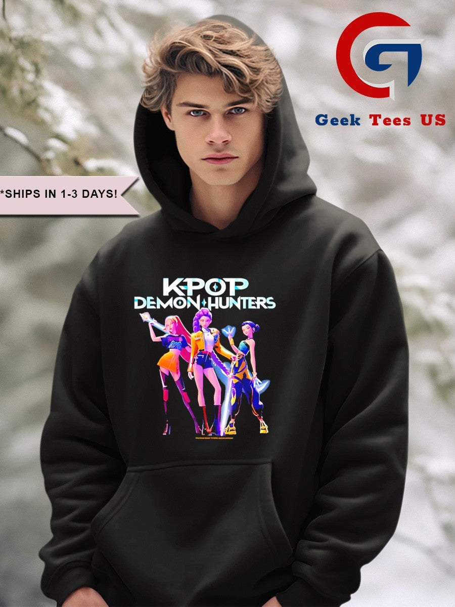 Huntrix Kpop Demon Hunters logo shirt Unisex , , , Long Sleeve Tee