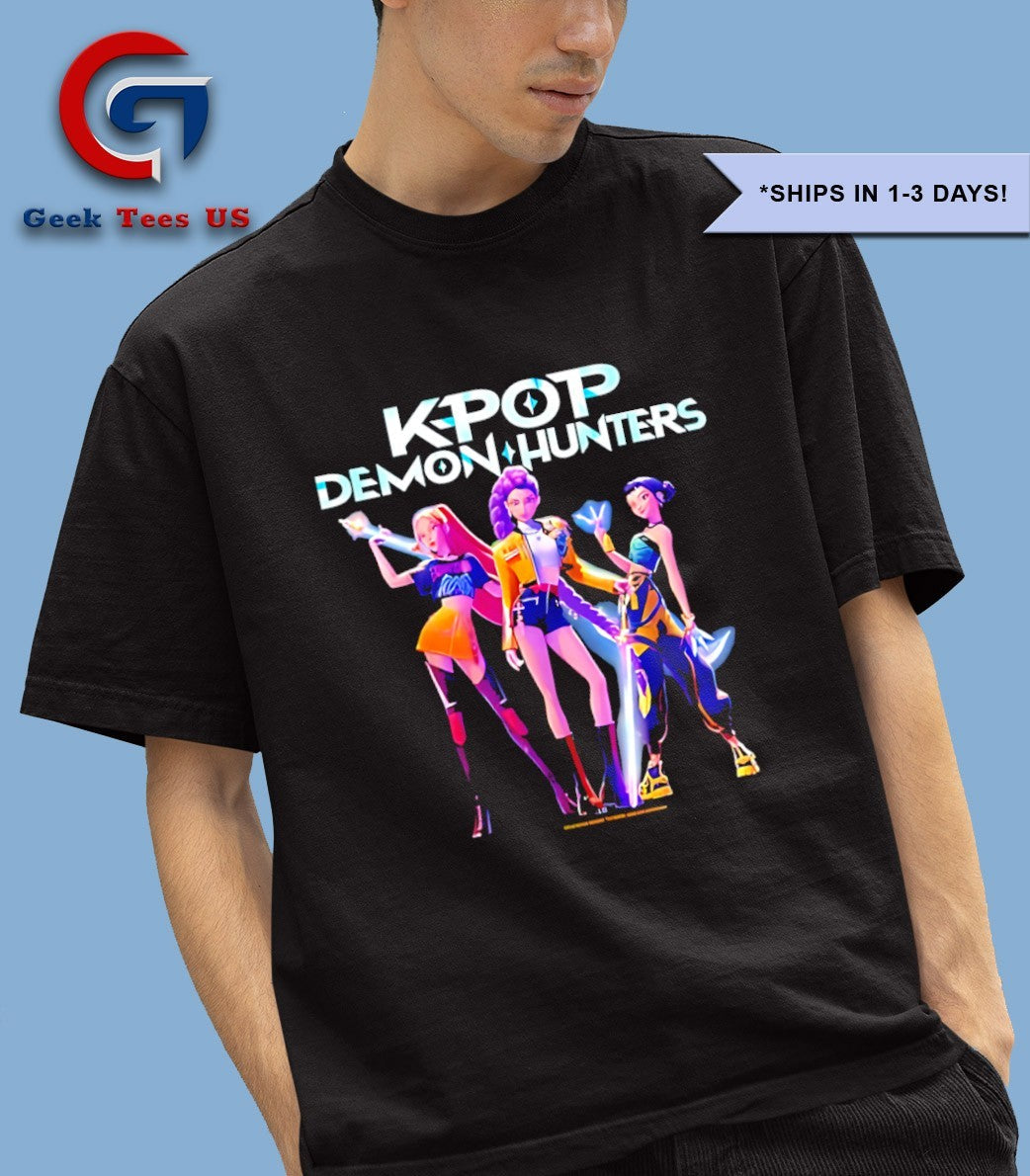 Huntrix Kpop Demon Hunters logo shirt Unisex , , , Long Sleeve Tee