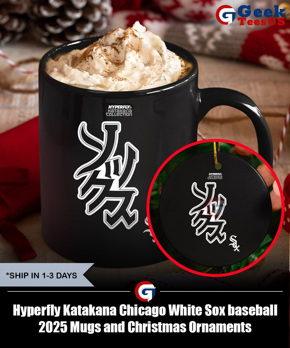 Hyperfly Katakana Chicago White Sox baseball 2025 shirt Unisex , , , Long Sleeve Tee