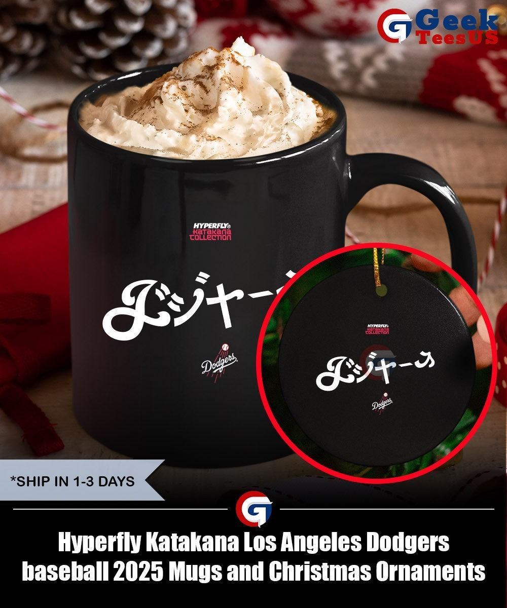 Hyperfly Katakana Los Angeles Dodgers baseball 2025 shirt Unisex , , , Long Sleeve Tee