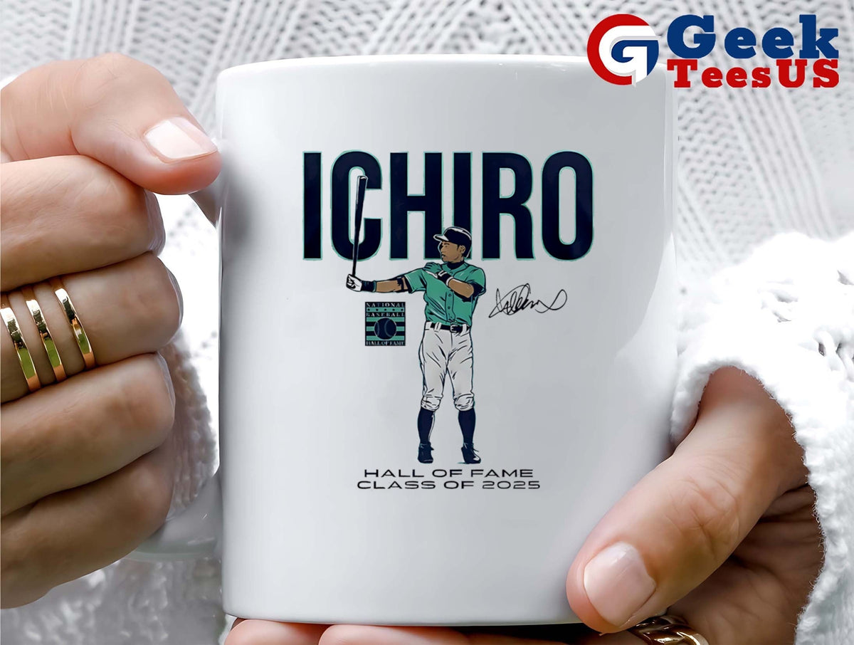 Ichiro Suzuki no.51 Seattle Mariners Hall of Fame 2025 signature shirt Unisex , , , Long Sleeve Tee