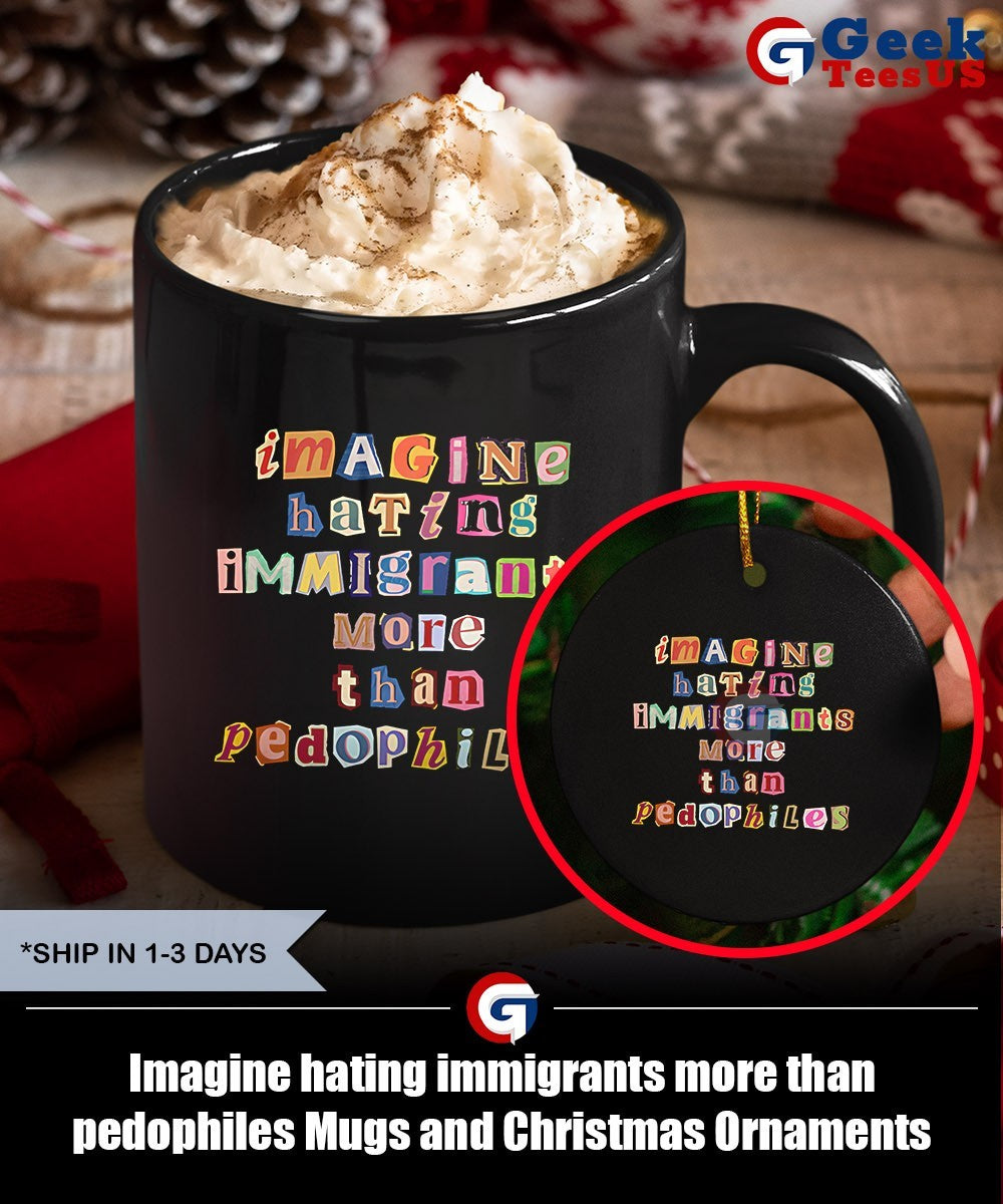 Imagine hating immigrants more than pedophiles shirt Unisex , , , Long Sleeve Tee