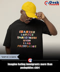 Imagine hating immigrants more than pedophiles shirt Unisex , , , Long Sleeve Tee