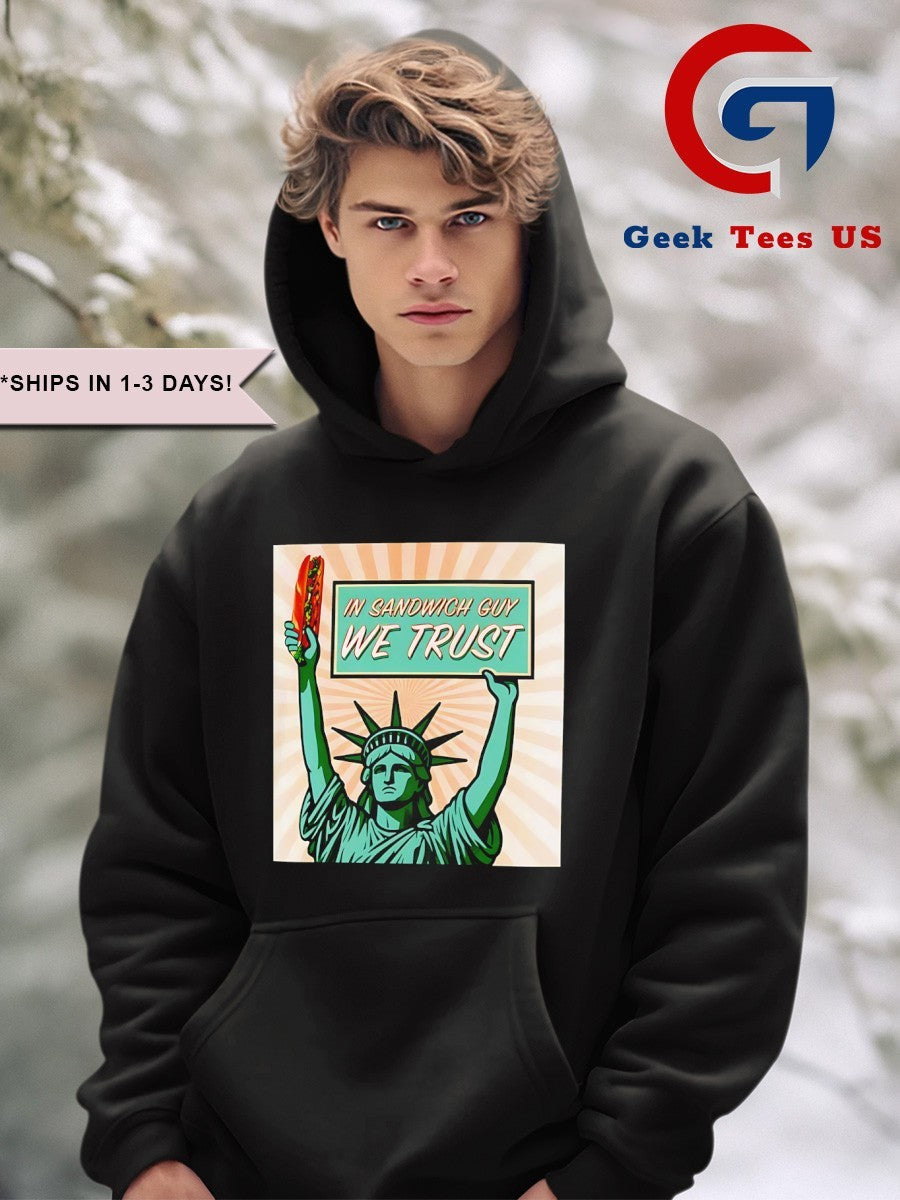 In Sandwich Guy Statue of Liberty shirt Unisex , , , Long Sleeve Tee