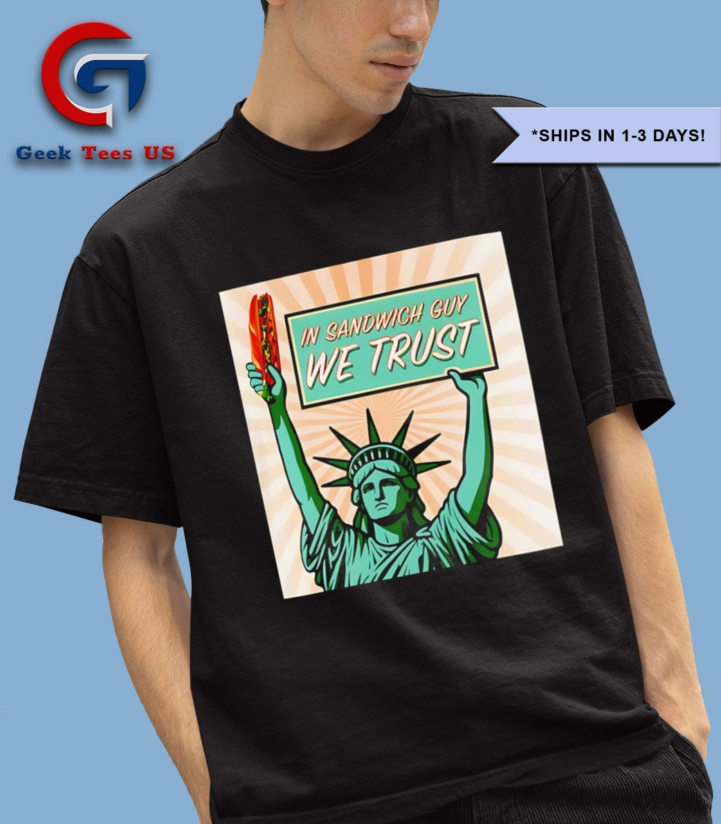 In Sandwich Guy Statue of Liberty shirt Unisex , , , Long Sleeve Tee