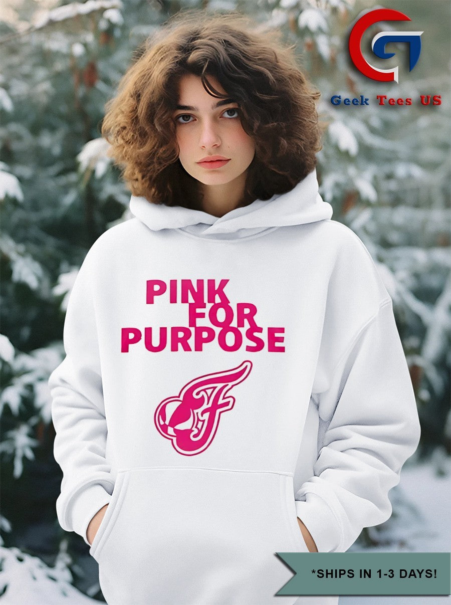 Indiana Fever Pink for Purpose logo shirt Unisex , , , Long Sleeve Tee