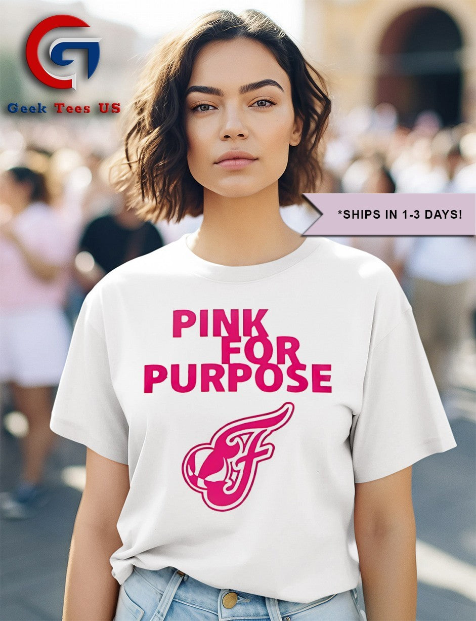 Indiana Fever Pink for Purpose logo shirt Unisex , , , Long Sleeve Tee