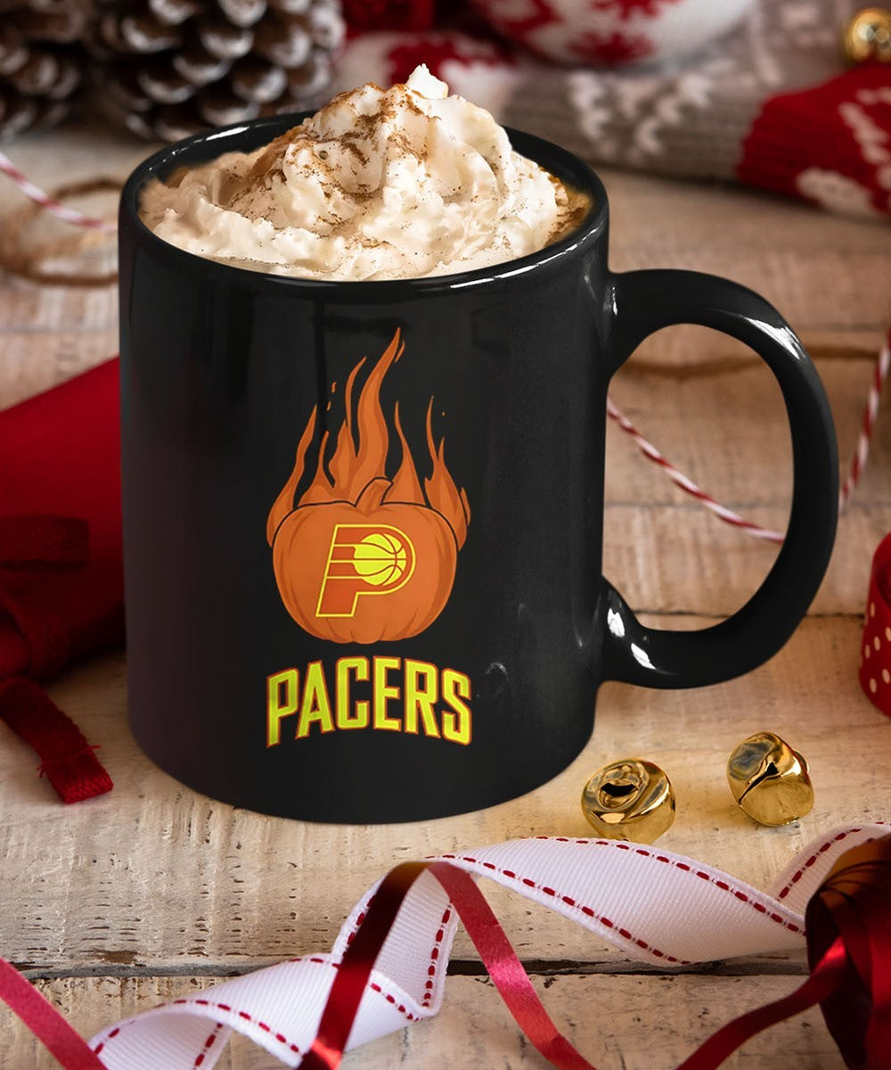 Indiana Pacers flaming pumpkin Halloween 2025 shirt Unisex , , , Long Sleeve Tee
