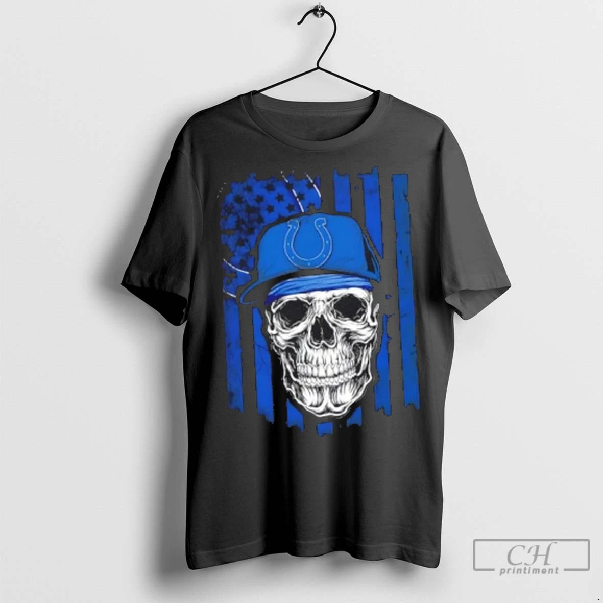 Indianapolis Colts X Skull Hip Hop Us Flag