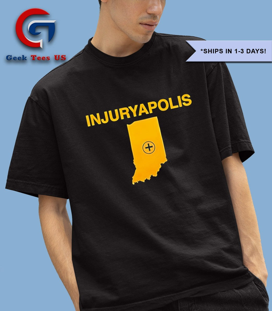 Injuryapolis State Map shirt Unisex , , , Long Sleeve Tee