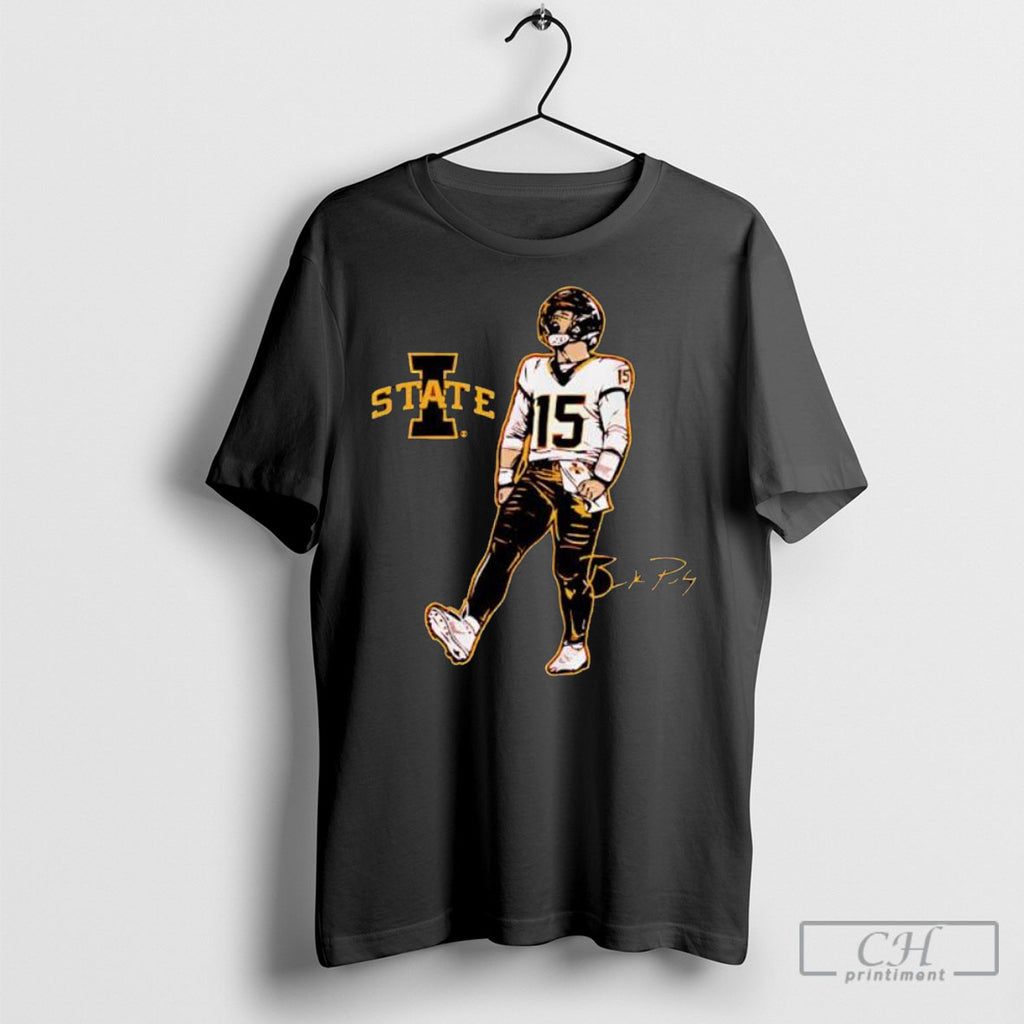Iowa State Football Brock Purdy Superstar Pose Signature Style Shirts