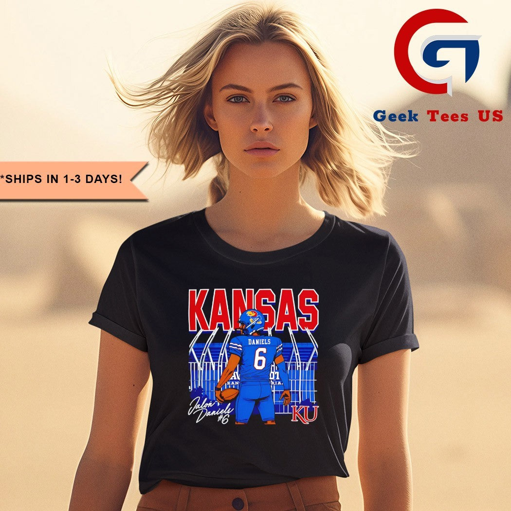 Jalon Daniels Kansas Jayhawks College Football Rally Stadium shirt Unisex , , , Long Sleeve Tee