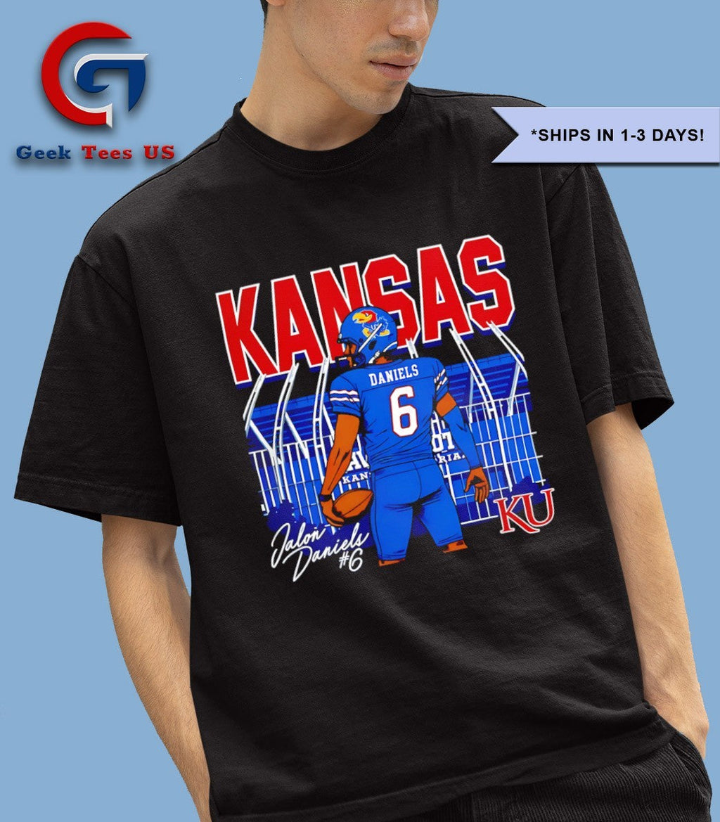 Jalon Daniels Kansas Jayhawks College Football Rally Stadium shirt Unisex , , , Long Sleeve Tee