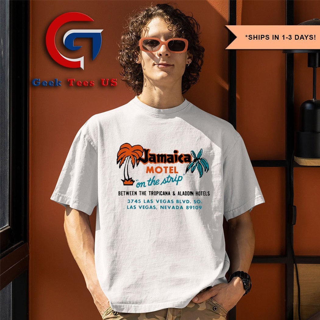 Jamaica Motel on the strip between the tropicana and aladdin hotels shirt Unisex , , , Long Sleeve Tee