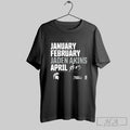 January February Jaden Akins April Michigan State Spartans Basketball Ncaa March Madness 2025 Signature