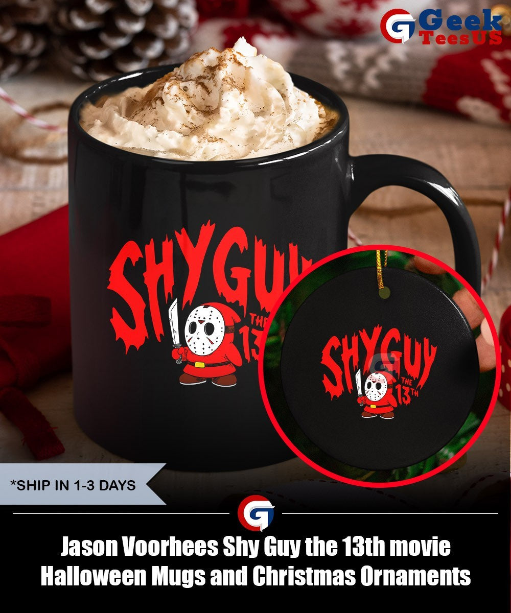 Jason Voorhees Shy Guy the 13th movie Halloween shirt Unisex , , , Long Sleeve Tee