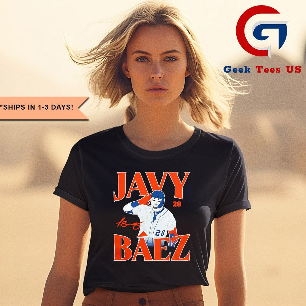 Javier Báez Javy Báez Detroit Tigers football signature shirt Unisex , , , Long Sleeve Tee