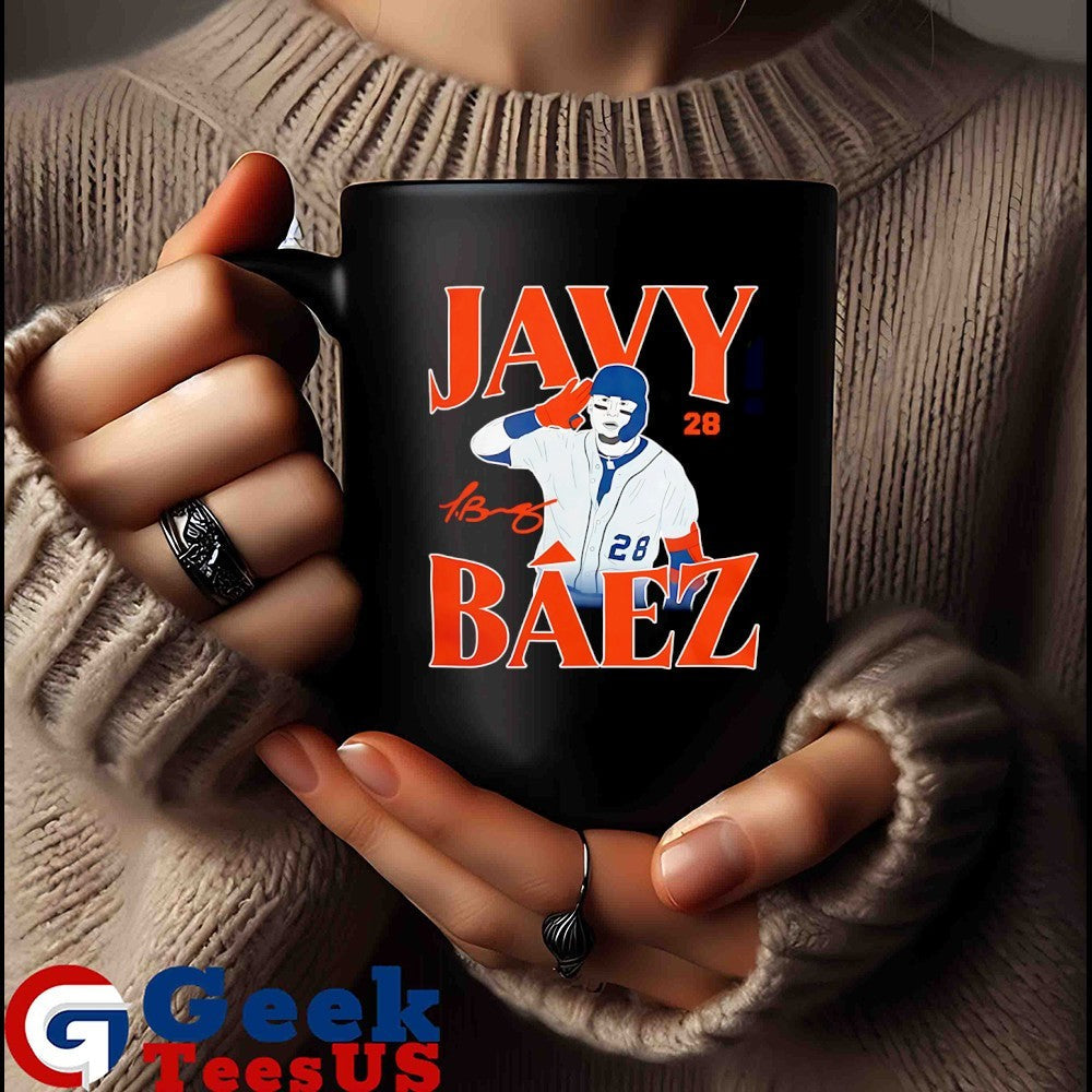 Javier Báez Javy Báez Detroit Tigers football signature shirt Unisex , , , Long Sleeve Tee