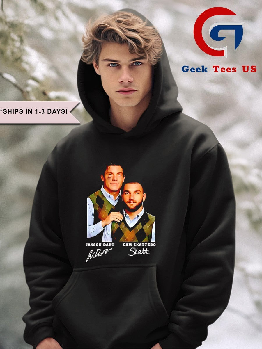 Jaxson Dart and Cam Skattebo Step Brothers New York Giants football shirt Unisex , , , Long Sleeve Tee
