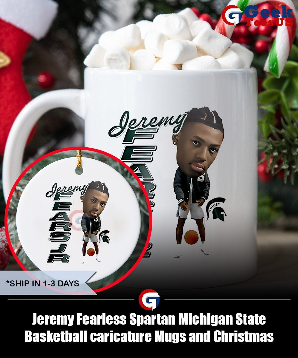 Jeremy Fearless Spartan Michigan State Basketball caricature shirt Unisex , , , Long Sleeve Tee