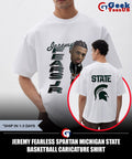 Jeremy Fearless Spartan Michigan State Basketball caricature shirt Unisex , , , Long Sleeve Tee