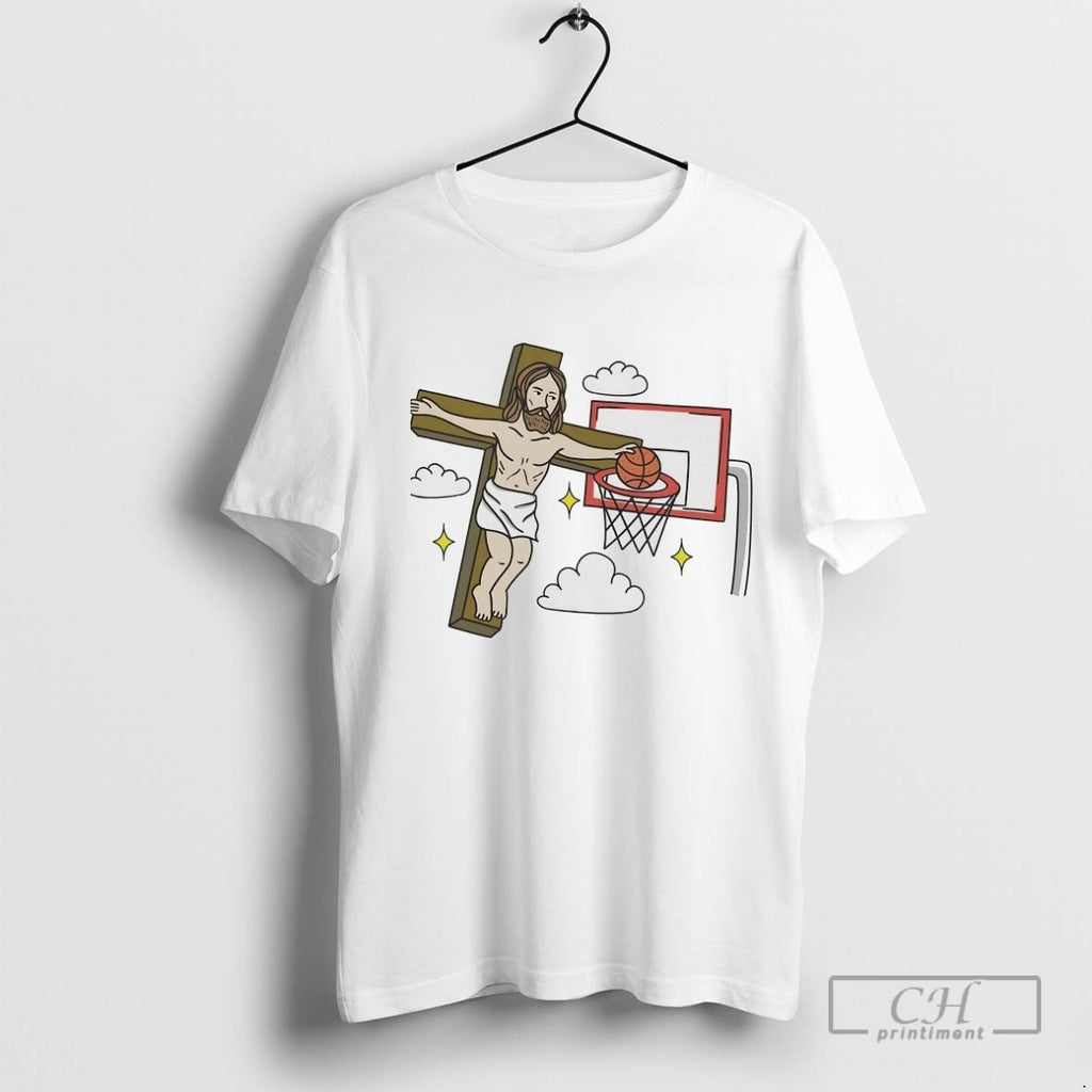 Jesus On Crosses Jump Shot