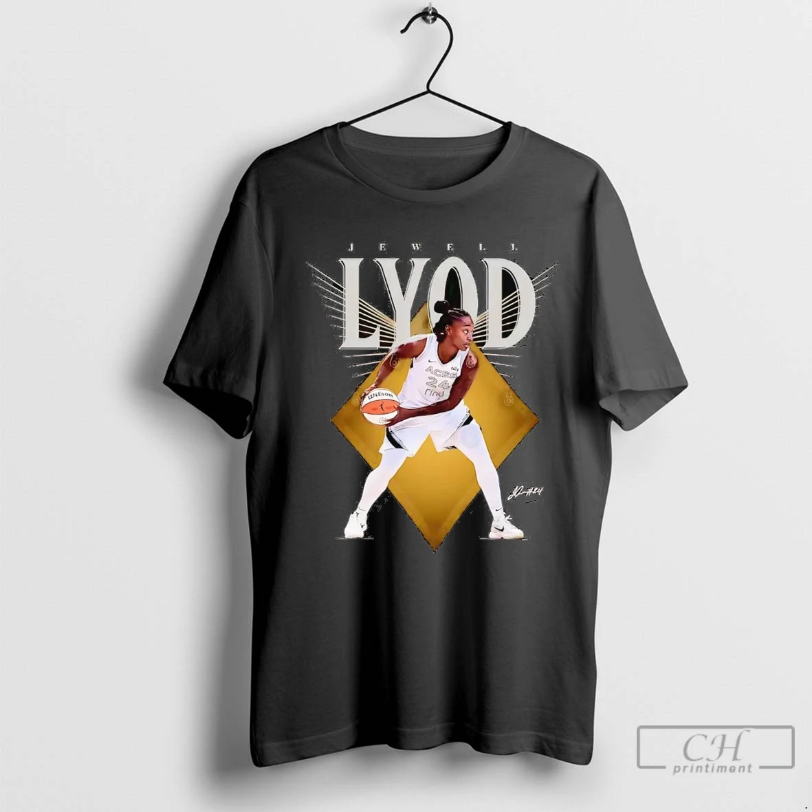 Jewell Loyd Dribbling Signature Las Vegas Aces