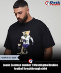 Jonah Coleman number 1 Washington Huskies football breakthrough shirt Unisex , , , Long Sleeve Tee