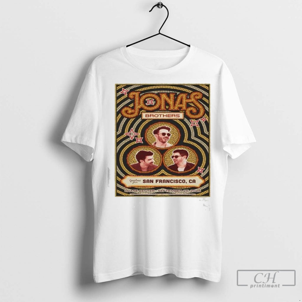 Jonas Brothers Tour San Francisco Ca 09 25 2025 Ladies T Shirt Jpg