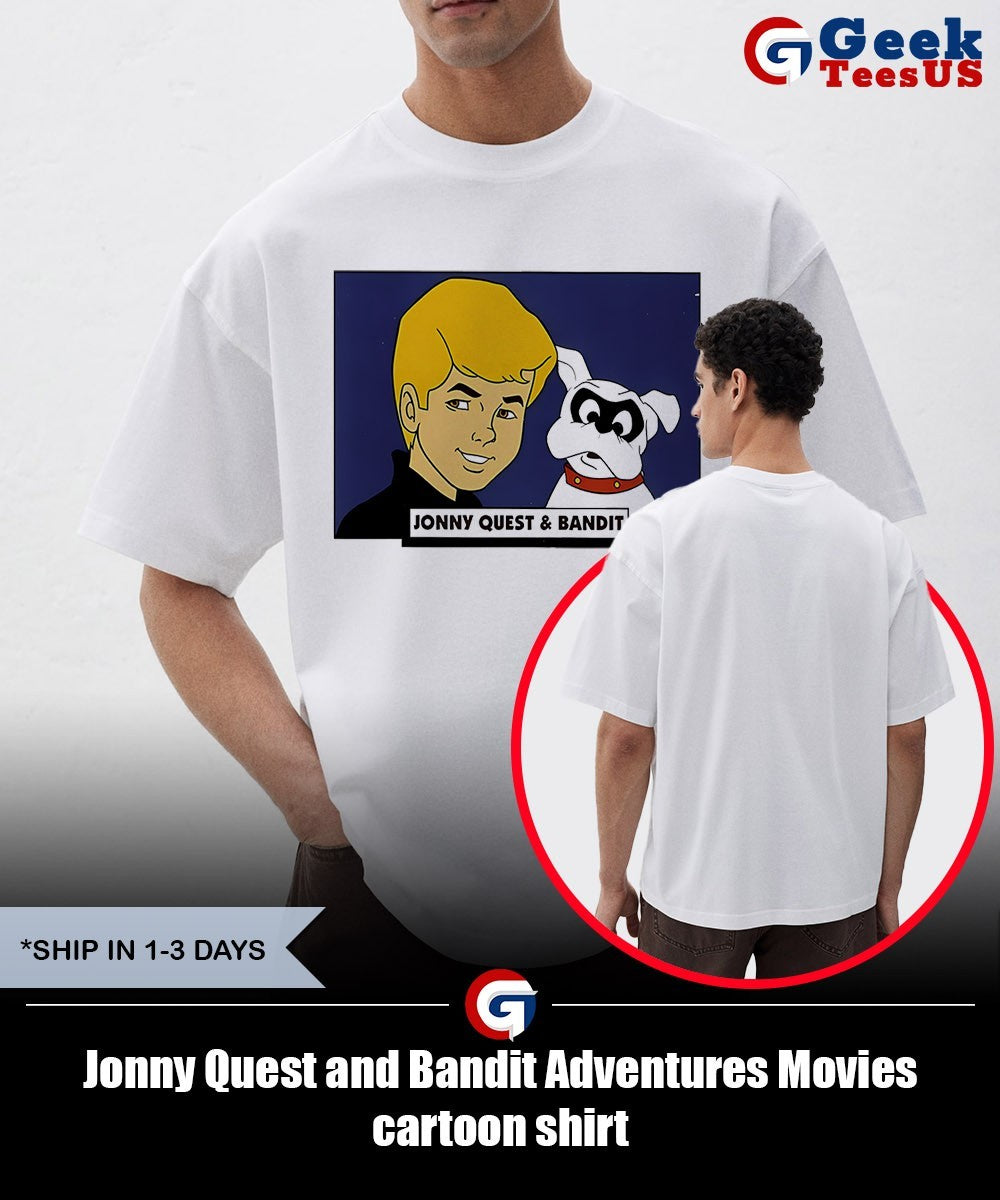 Jonny Quest and Bandit Adventures Movies cartoon shirt Unisex , , , Long Sleeve Tee